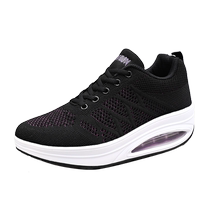 Ghost step dance shoes 2024 summer square dancer shoes soft sole new breathable fly woven dance shoes drag step dance shoes