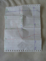 BL-1000-B folding recording paper temperature recording paper Fuji recorder special recording paper folding recording paper