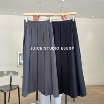Juice JUICE Spring summer Western dress Skirt Hem Skirt skirt A dress with slim fit and high waist Pepsi dress 550 Folds Suit