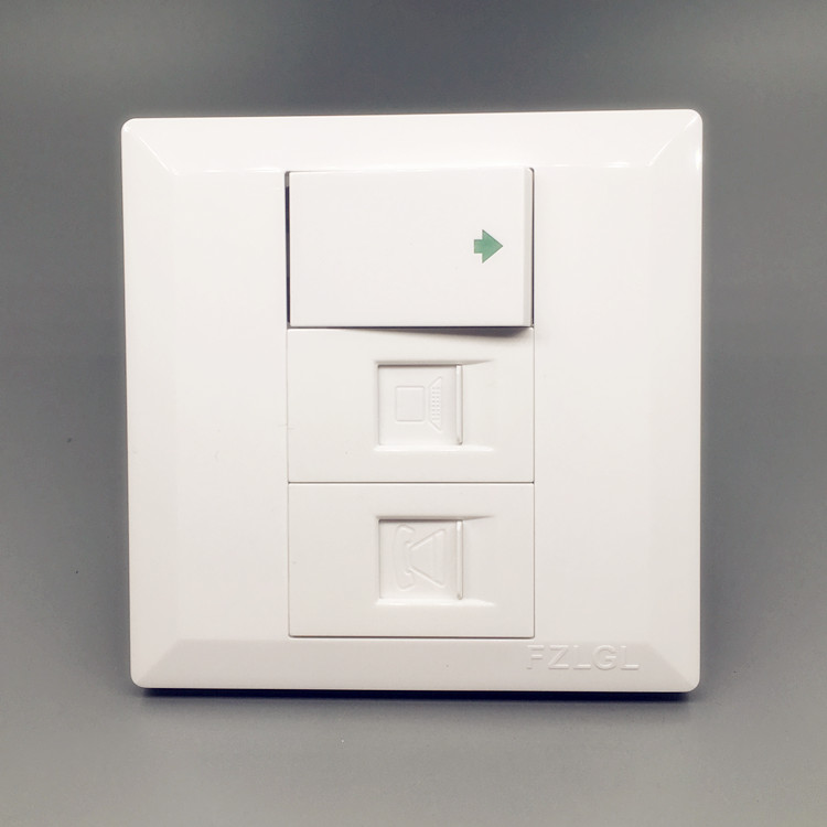 Opening with telephone computer socket One single joint single open double cut with Internet wide telephone switch panel 86