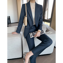 Spring and summer 2021 suit womens high-end British style fashion temperament leisure professional temperament small suit