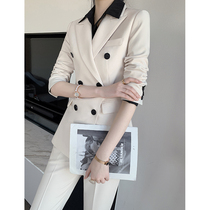 Big-name suit suit womens high-end spring and summer thin high-end Korean temperament British style professional leisure small suit