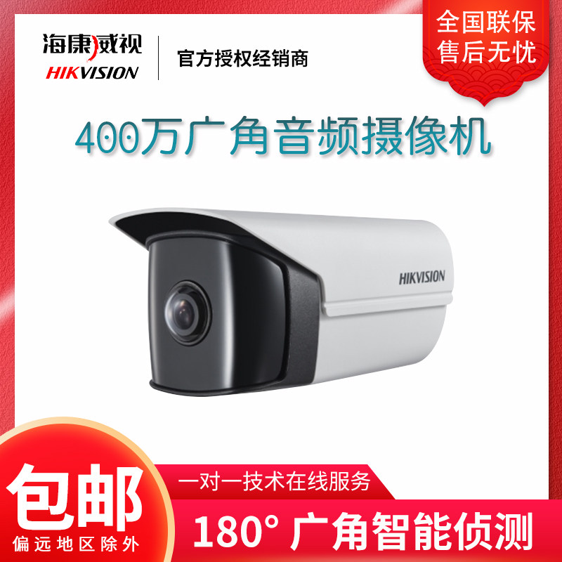 Sea Conway sees DS-2CD3T45FDP1-IS wide angle 180 degrees 4 million Internet surveillance cameras with audio