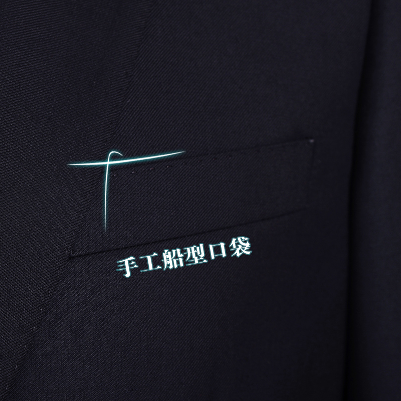 Hengyuan Xiang màu cừu phù hợp với phù hợp với kinh doanh đen chuyên nghiệp làm việc chính thức của nam giới Tây Tạng màu xanh phù hợp với