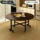 [黑胡桃纹 -单桌1.0米【推荐4-6人】【防污耐磨】【稳固不塌】]
