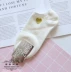F202 cô gái vớ nữ vớ ngắn vớ tình yêu thêu phụ nữ thuyền đại học gió nông miệng vớ phụ nữ vớ tất dài Bít tất nữ