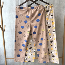 Cotton pregnant womens pants loose waist adjustable pregnant womens size Spring and Autumn Winter cotton Moon home pajama pants
