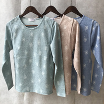 Cotton pregnant women autumn clothes autumn and winter thick bottoming feeding pajamas nursing jacket moon velvet jacquard warm cotton cotton