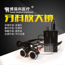  Dental equipment Head-mounted oral magnifying glasses Dental magnifying glass Cardiovascular orthopedic surgical magnifying glass LED