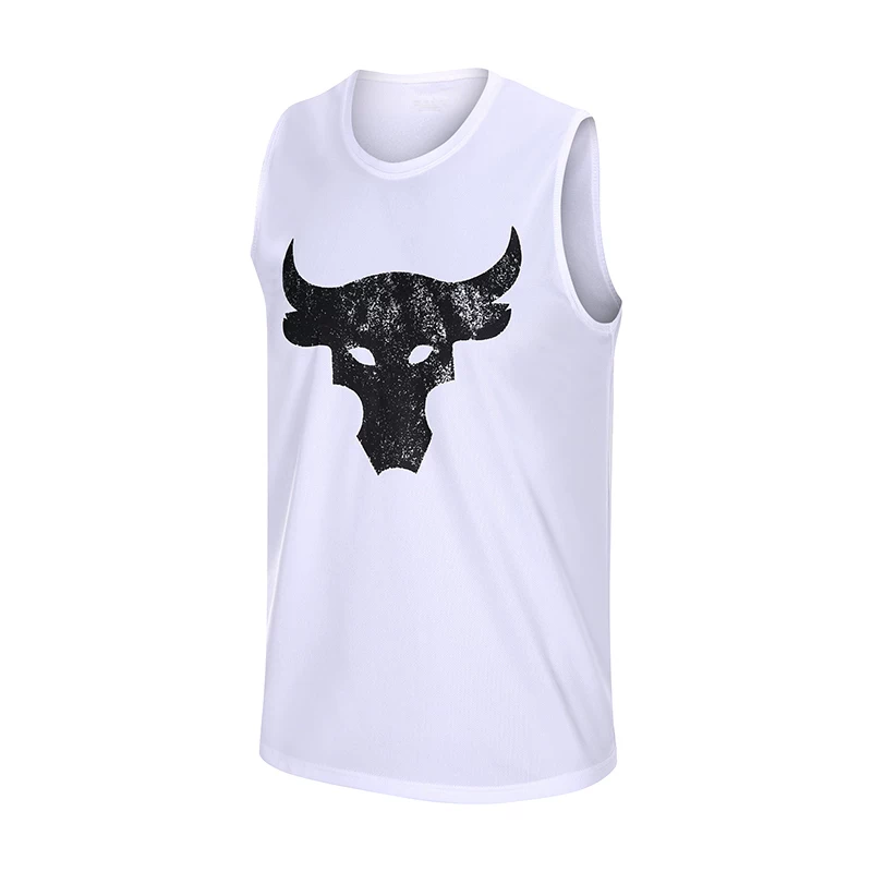 T-shirt for gym sleevless, American style, absorbs sweat and smell, quick dry, for running