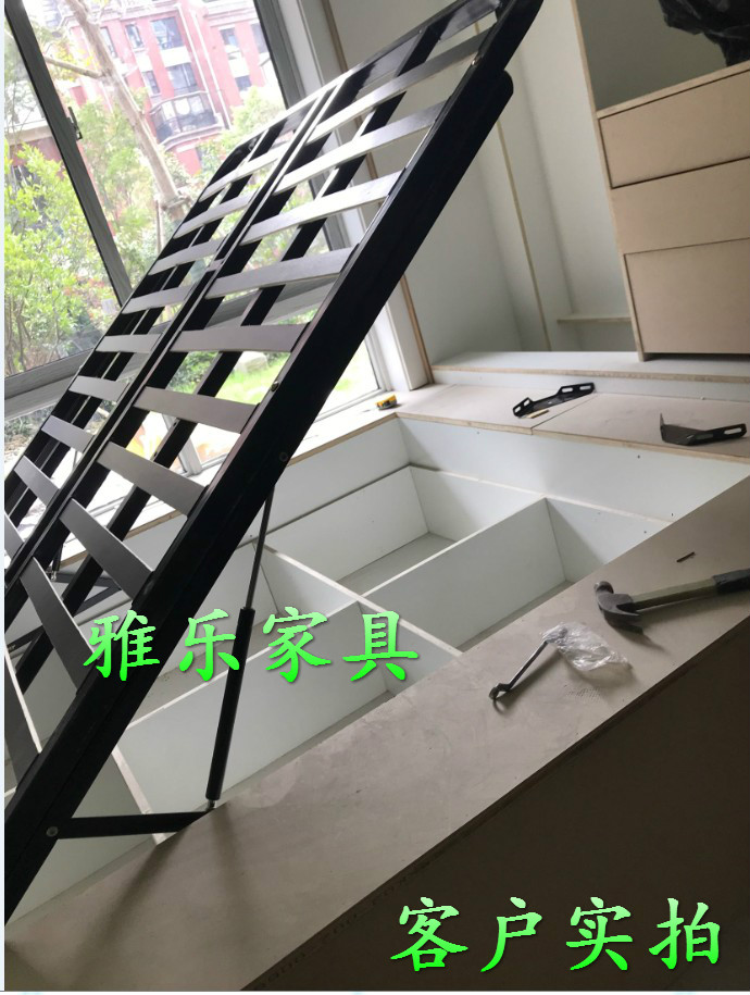 1,5 m /1.8 m khí nén xả xương khung giường / thủy lực / tatami khung giường khung giường nâng / giường khung giường mềm - Giường mua giường ngủ