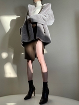 Mika Xu Urban town Shop Limited Hall JI Spanish original lacton fur coat