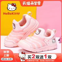 Hello Kitty, осенние кроссовки, детские дышащая обувь, повседневная обувь, тренд сезона