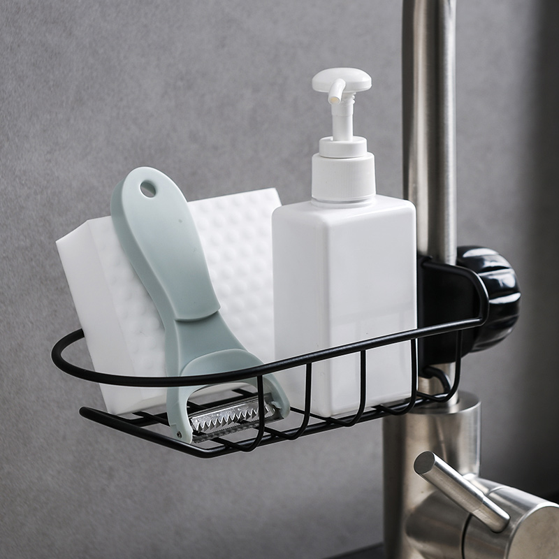 Stainless steel faucet household kitchen supplies free punched sink pool pool asphalt hanging frame household large