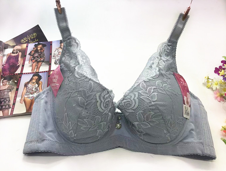 Mùa hè không có vòng thép áo ngực cup C cỡ lớn chất béo mm ngực lớn tập hợp đồ lót có thể điều chỉnh áo lót triumph