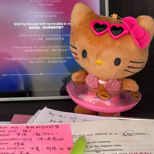 Hello kitty, Hello Kitty, плюшевая кукла, подвеска, брелок, украшение на сумку