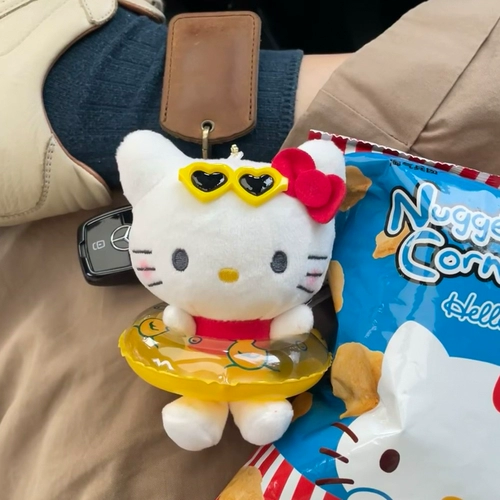 Hello kitty, Hello Kitty, плюшевая кукла, подвеска, брелок, украшение на сумку