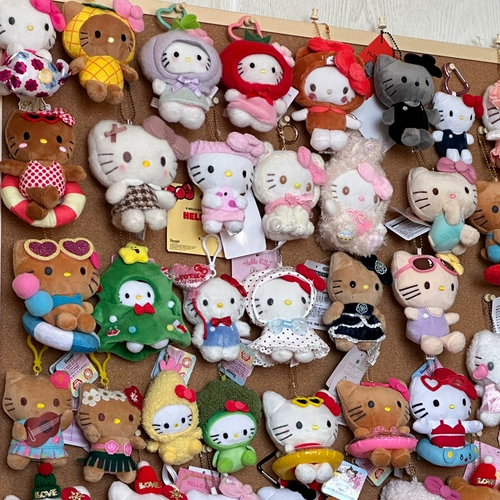 Hello kitty, Hello Kitty, плюшевая кукла, подвеска, брелок, украшение на сумку