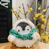 Плюшевая кукла, милое украшение на сумку, брелок, подвеска, пингвин, на удачу