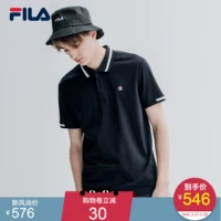 FILA Fila Áo sơ mi nam dệt kim nam chính thức 2019 Mùa hè Mới có cổ áo có cổ ngắn - Áo polo thể thao áo polo unisex