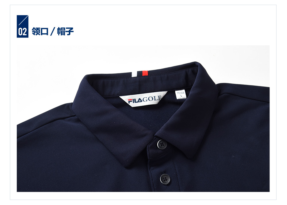 Áo sơ mi POLO chính thức cho nam Fila Fila 2019 Mùa xuân mới Áo cao cấp thoải mái Golf POLO - Áo polo thể thao áo polo nam đẹp
