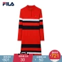 Đầm Fila Fila 2019 xuân mới thể thao màu sắc thiết kế giản dị đầm len thanh lịch nữ - Trang phục thể thao quan the thao nu