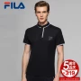 FILA Fila nam T-Shirt 2018 mùa hè mới ngắn tay áo polo thời trang cotton thể thao T-Shirt nam áo polo unisex