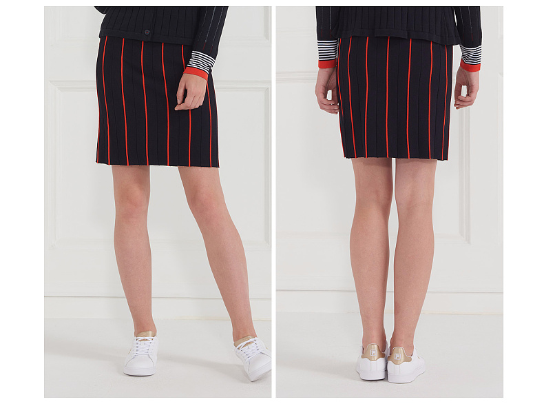 FILA Fila nữ nửa váy cao tròn với đoạn 2018 mới thể thao giản dị dệt váy thể thao váy nữ áo anta