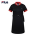 Đầm Fila Fila Women 2018 Thu mới Thời trang mới Thường xuyên Cổ áo Cổ áo Thể thao Đầm ngắn Trang phục thể thao