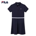 Đầm dự phòng sê-ri Fila RED 2018 mới thể thao giản dị đơn giản thanh lịch váy tennis nữ bộ adidas nữ Trang phục thể thao