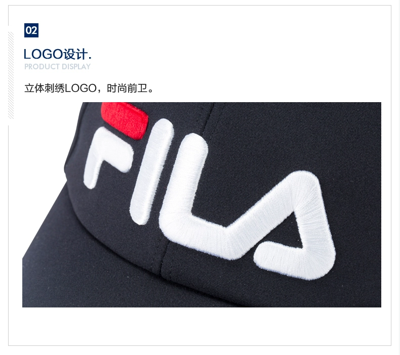 Mũ lưỡi trai Fila Fila 2018 chính thức Thể thao chính hãng Mũ lưỡi trai nón nike golf chính hãng