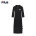 Đầm dự tiệc Fila nữ 2018 thu đông mới thể thao giản dị đơn giản và hào phóng thời trang đầm thoải mái Trang phục thể thao