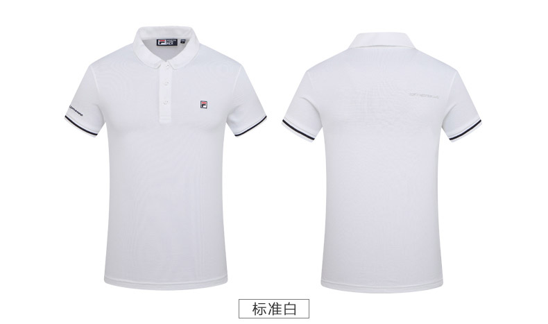 FILA Fila nam ngắn tay áo polo 2018 mùa hè mới hấp thụ độ ẩm thể thao thoáng khí giải trí POLO áo sơ mi nam áo thun nam polo