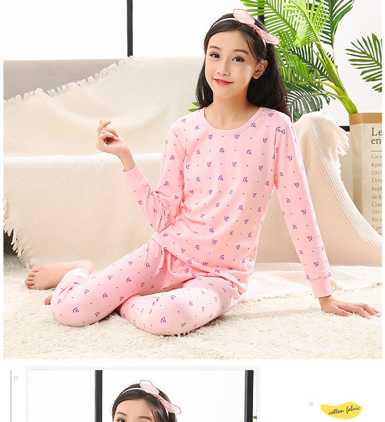 Quần áo trẻ em béo và bé gái thêm phân bón để tăng đồ lót cotton phù hợp với anh chị em trẻ em mặc quần áo mùa thu quần dài phần mỏng shop quần áo trẻ em đẹp