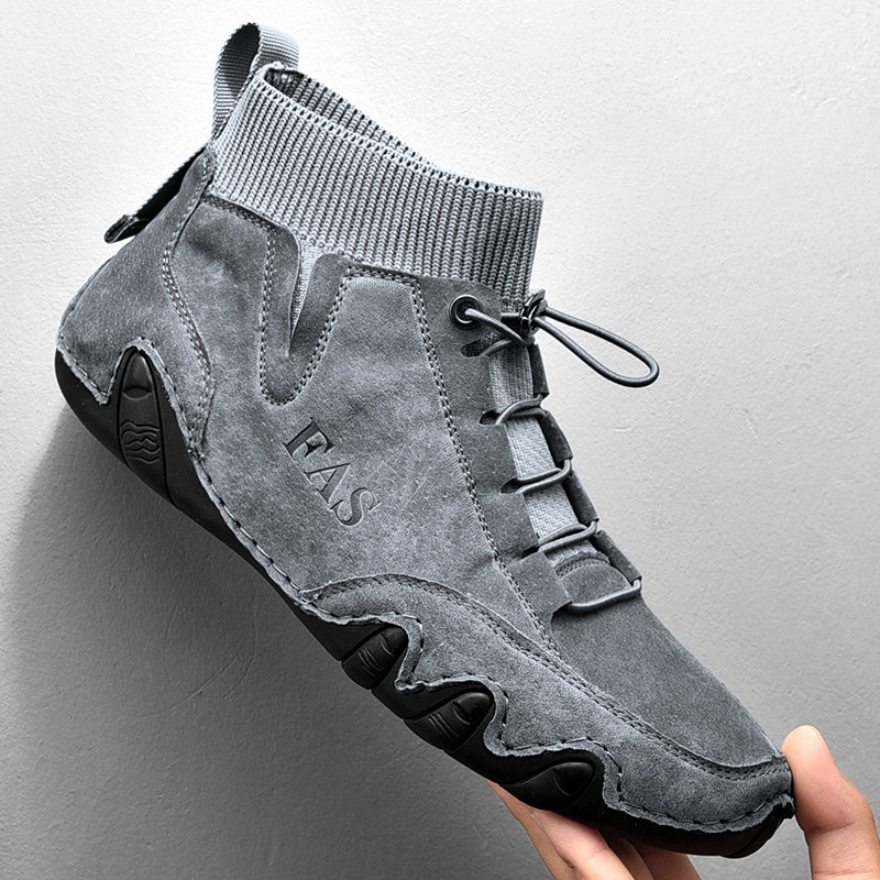 Shield Rams Clearance Processing Tail Order Foreign Trade Broken Code Pickup Leak Martin Boots Men's Leather Casual Tall Shoes Peas Shoes - Taobao