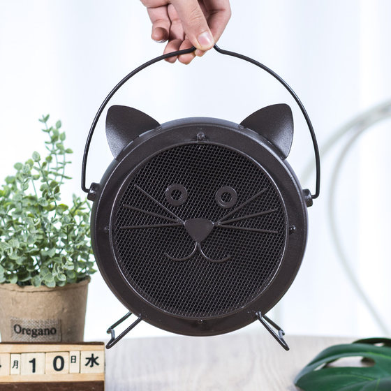 Iron art animal mosquito coil box can hang children's safety belt cover fireproof household mosquito coil stove creative indoor mosquito coil