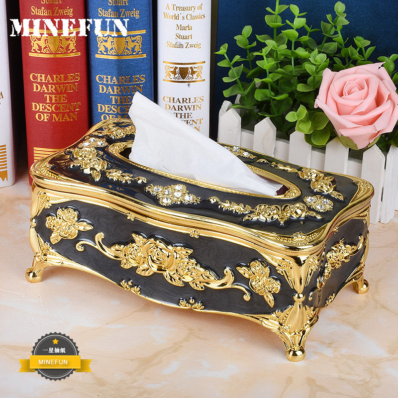 Nordic toilet paper box creative living room tissue box dining room home creative net red coffee table storage napkin drawer