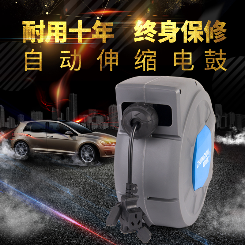 Electronic drum winder automatic telescopic winder 2-core 3-core multi-strand copper-wire wound-around-pipe national standard cable recyler