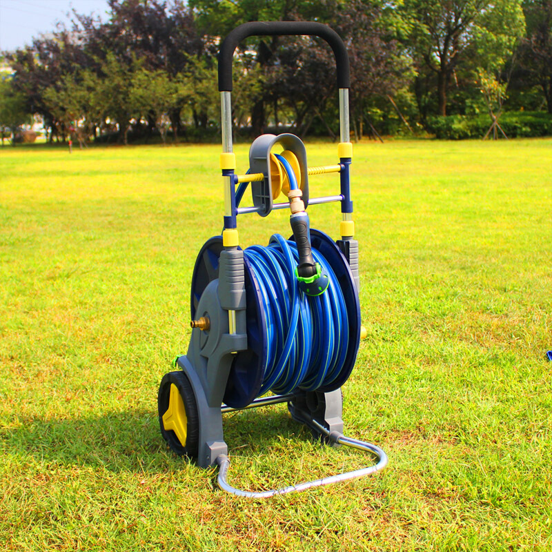 Watering flower water pipe hose watering nozzle home garden forest watering artifact yard car wash water gun storage rack set