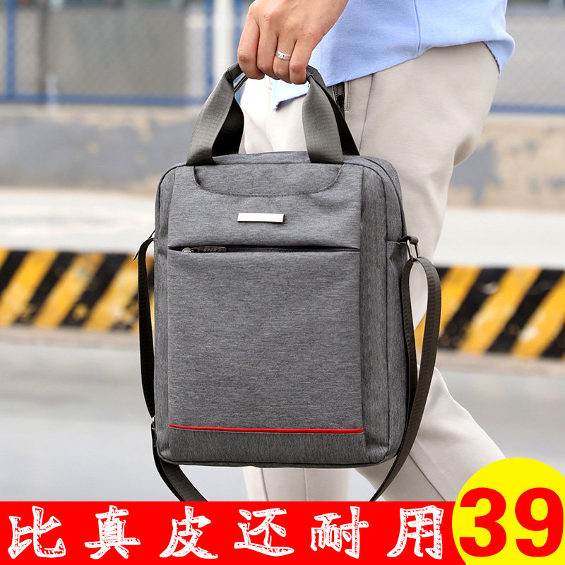 Korean version Single shoulder bag Male Inclined Satchel Bag for men's bag Cloth Bag Casual Bag oxford Bupack ipad Flat Bab Waterproof