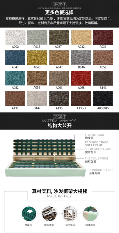 Yuefu sofa bàn cà phê kết hợp tủ TV Nhập khẩu lớp da bò sofa đầu tiên thời trang nội thất phòng khách kệ để tivi
