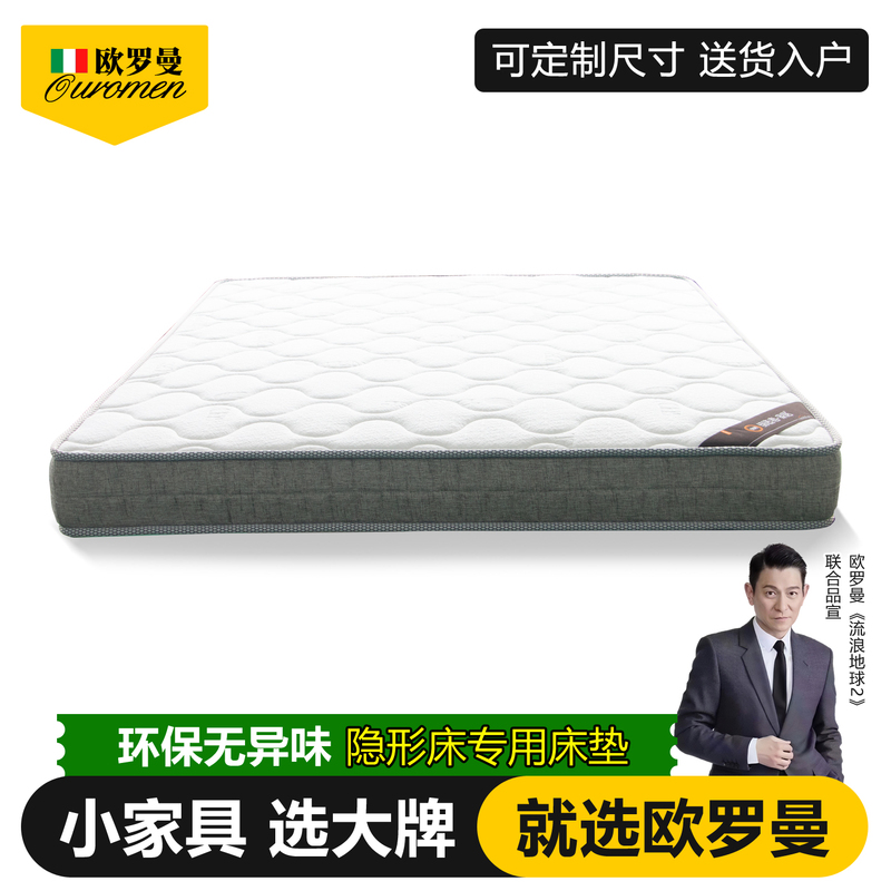 Invisible Bed Wall Bed Special Spring Mattress Natural Mattress Soft and Hard Household Children's Coconut Palm Mat Thin Mattress Invisible Bed Wall Bed Special Spring Mattress Natural Mattress Soft and Hard Household Children's Coconut Palm Mat Thin Mattress