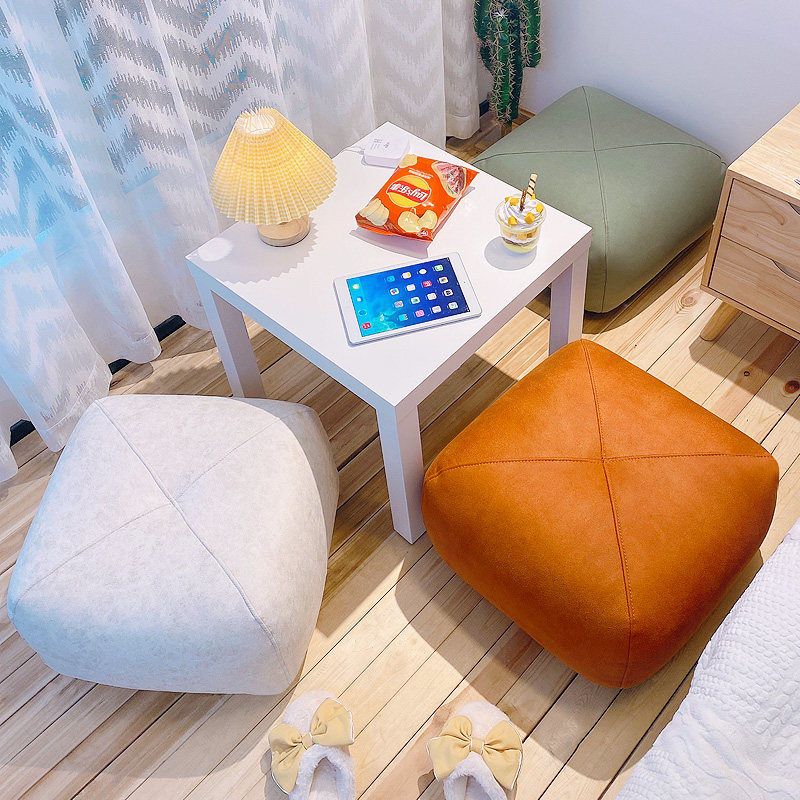 Home Sloth Sofa Bean Bag Mesh Red Dwarf Bench Bedroom Couch Stool Single Balcony Floating Window Casual Mini Small Stool