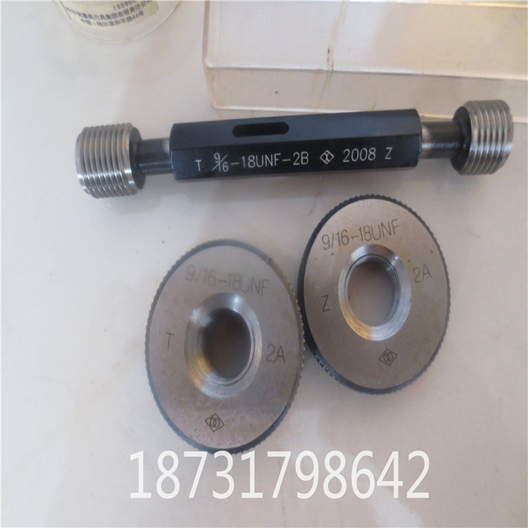 Spot thread plug gauge NPSF1 8 1 4 3 8 1 2 3 4 threaded ring gauge 0 4375-20UNJF-3B