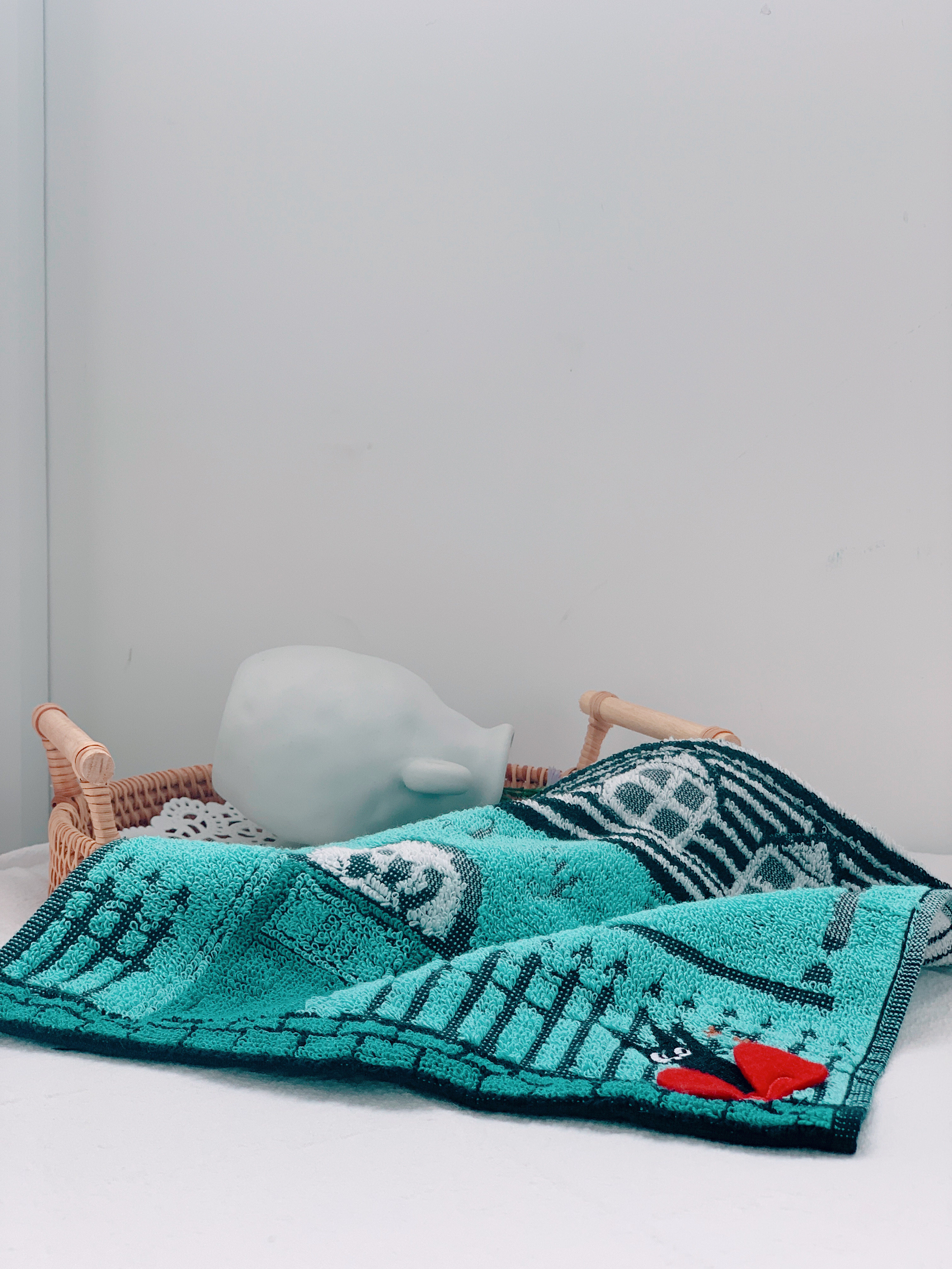 Daily Single Pure Cotton Soft Cut Mark Miyazaki Miyazaki Miyazaki Emergency Pence Gigi Cat Embroidered Butterfly Knots