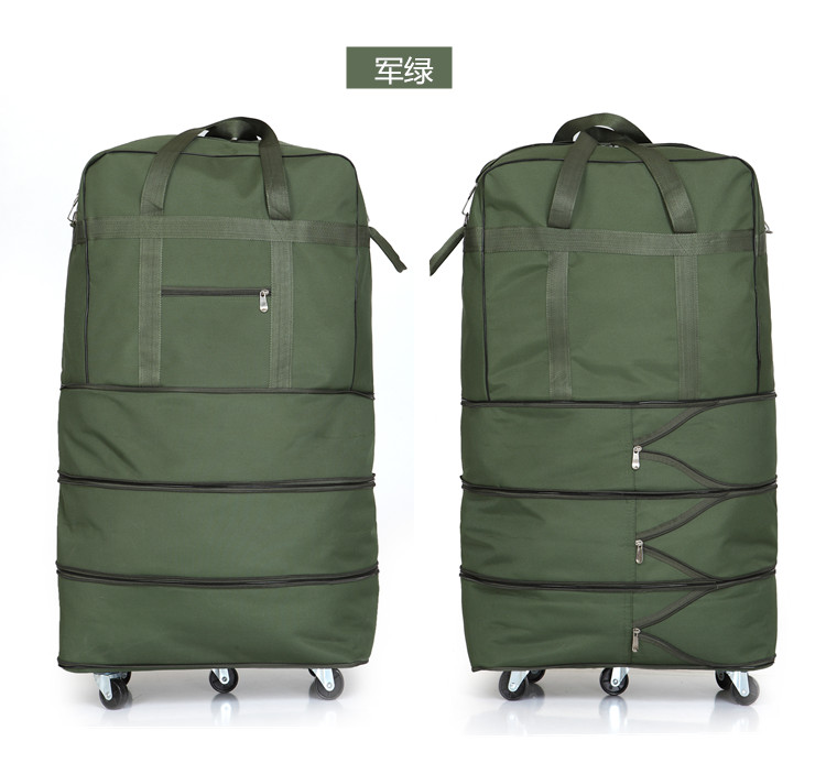 Ultralight 158 ​​Gói hàng không khí Bánh xe đa năng Di chuyển ra nước ngoài Du học Gấp Túi hành lý Túi du lịch Túi hành lý - Túi du lịch túi du lịch lv nữ