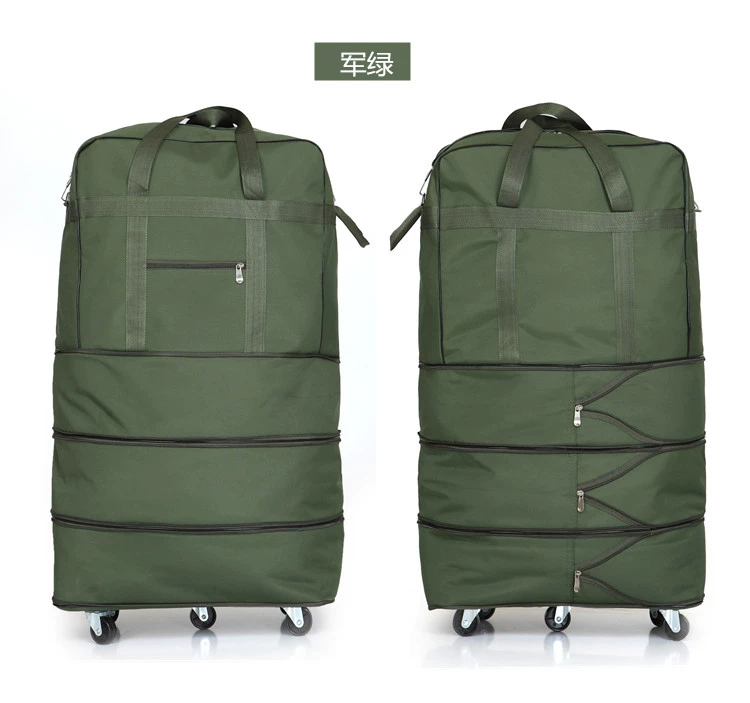 Ultralight 158 ​​Gói hàng không khí Bánh xe đa năng Di chuyển ra nước ngoài Du học Gấp Túi hành lý Túi du lịch Túi hành lý - Túi du lịch