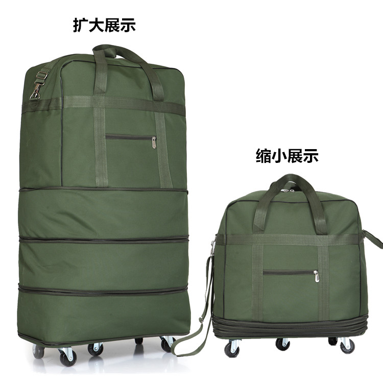 Ultralight 158 ​​Gói hàng không khí Bánh xe đa năng Di chuyển ra nước ngoài Du học Gấp Túi hành lý Túi du lịch Túi hành lý - Túi du lịch túi du lịch lv nữ