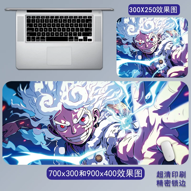 Коврик для мыши One Piece супер большой, Salon Ruf, аниме-игра офисный коврик для стола 2D