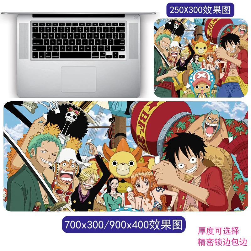 Коврик для мыши One Piece супер большой, Salon Ruf, аниме-игра офисный коврик для стола 2D